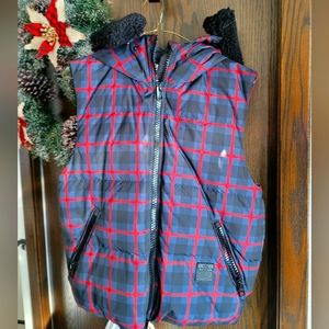 Never been worn, Coach plaid winter vest